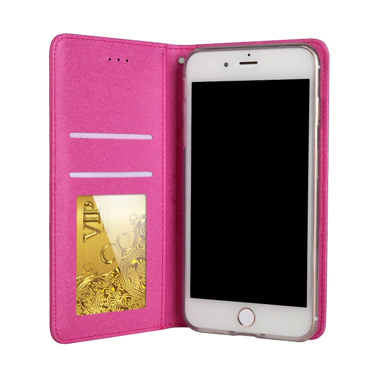 For iPhone 8 Plus & 7 Plus CMai2 Silk Texture Horizontal Flip Leather Case with Holder & Card Slots & Photo Frame & Wallet