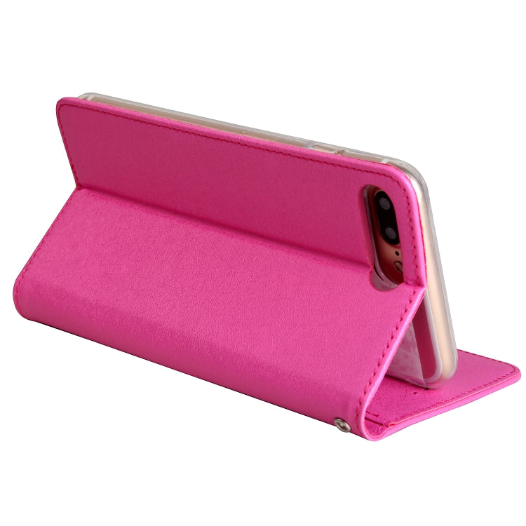 For iPhone 8 Plus & 7 Plus CMai2 Silk Texture Horizontal Flip Leather Case with Holder & Card Slots & Photo Frame & Wallet