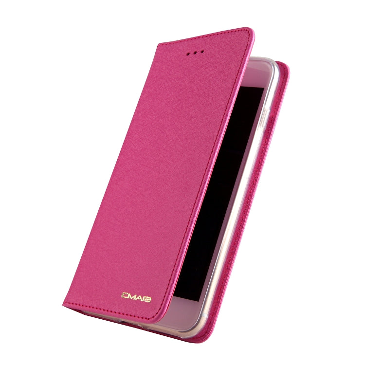 For iPhone 8 Plus & 7 Plus CMai2 Silk Texture Horizontal Flip Leather Case with Holder & Card Slots & Photo Frame & Wallet