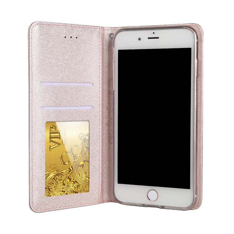 For iPhone 8 Plus & 7 Plus CMai2 Silk Texture Horizontal Flip Leather Case with Holder & Card Slots & Photo Frame & Wallet