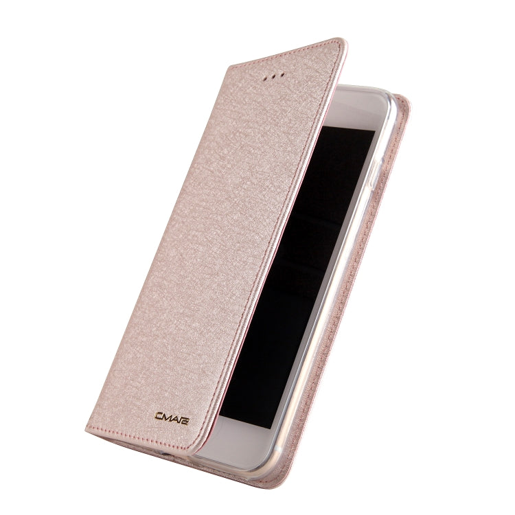For iPhone 8 Plus & 7 Plus CMai2 Silk Texture Horizontal Flip Leather Case with Holder & Card Slots & Photo Frame & Wallet