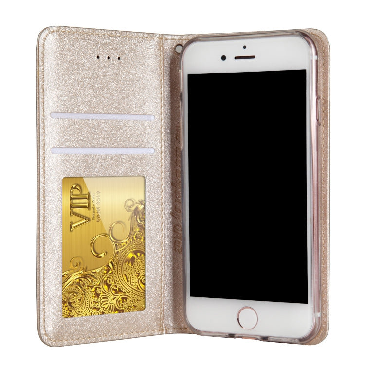For iPhone SE 2020 & 8 & 7 CMai2 Silk Texture Horizontal Flip Leather Case with Holder & Card Slots & Photo Frame & Wallet