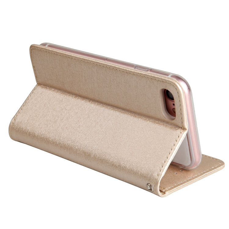 For iPhone SE 2020 & 8 & 7 CMai2 Silk Texture Horizontal Flip Leather Case with Holder & Card Slots & Photo Frame & Wallet