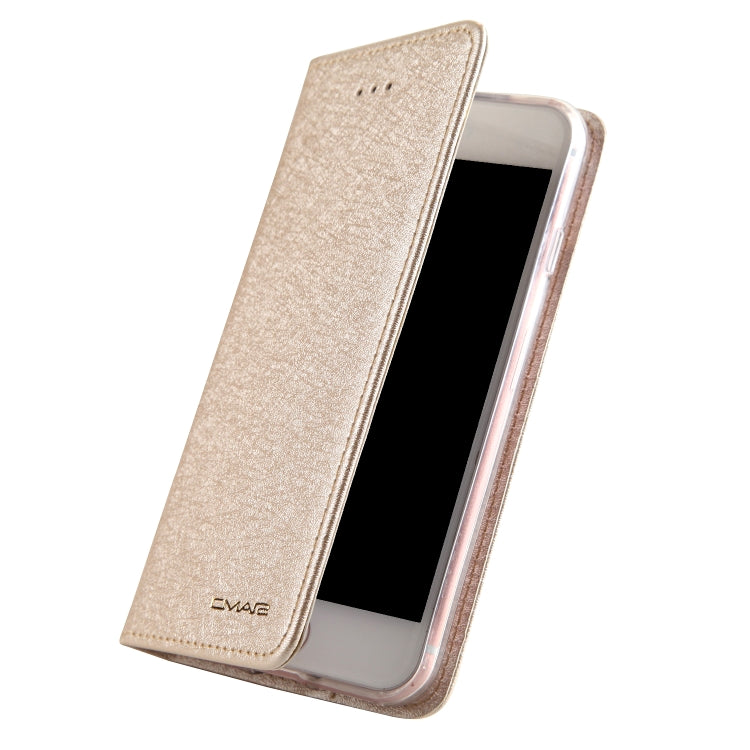 For iPhone SE 2020 & 8 & 7 CMai2 Silk Texture Horizontal Flip Leather Case with Holder & Card Slots & Photo Frame & Wallet