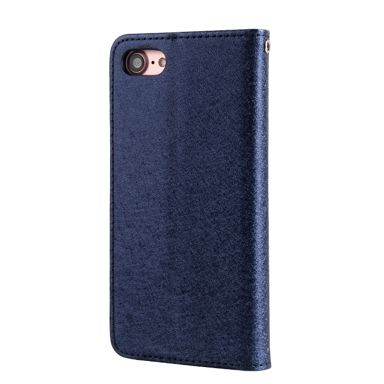 For iPhone SE 2020 & 8 & 7 CMai2 Silk Texture Horizontal Flip Leather Case with Holder & Card Slots & Photo Frame & Wallet