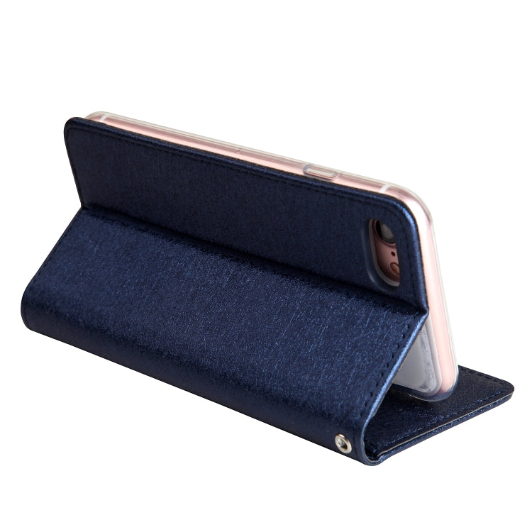 For iPhone SE 2020 & 8 & 7 CMai2 Silk Texture Horizontal Flip Leather Case with Holder & Card Slots & Photo Frame & Wallet
