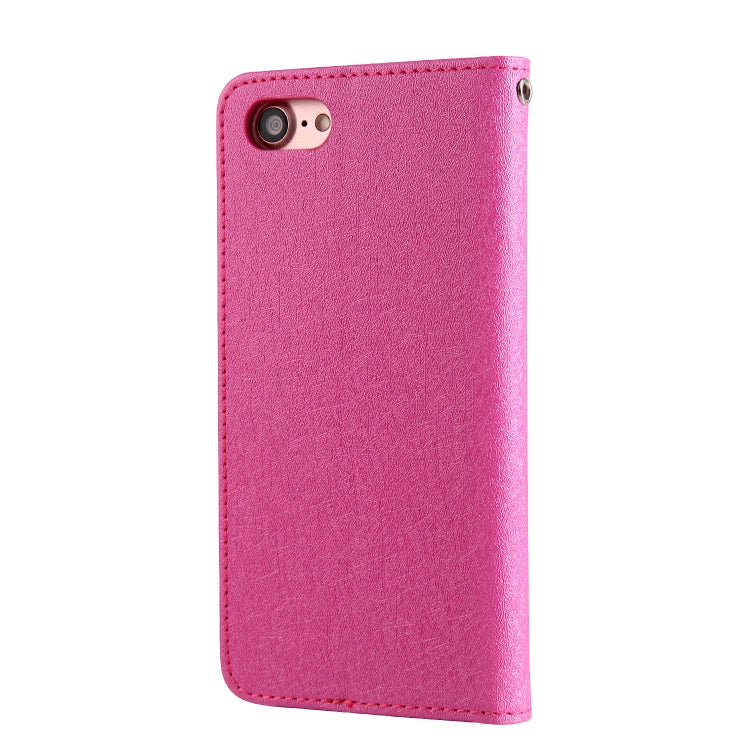 For iPhone SE 2020 & 8 & 7 CMai2 Silk Texture Horizontal Flip Leather Case with Holder & Card Slots & Photo Frame & Wallet