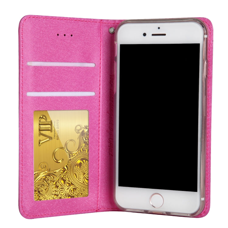 For iPhone SE 2020 & 8 & 7 CMai2 Silk Texture Horizontal Flip Leather Case with Holder & Card Slots & Photo Frame & Wallet