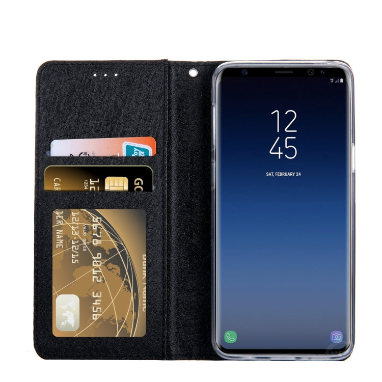 For Galaxy S9 CMai2 Silk Texture Horizontal Flip Leather Case with Holder & Card Slots & Photo Frame & Wallet