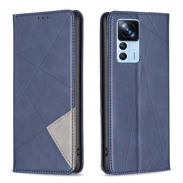 For Xiaomi 12T / 12T Pro / Redmi K50 Ultra Prismatic Invisible Magnetic Leather Phone Case