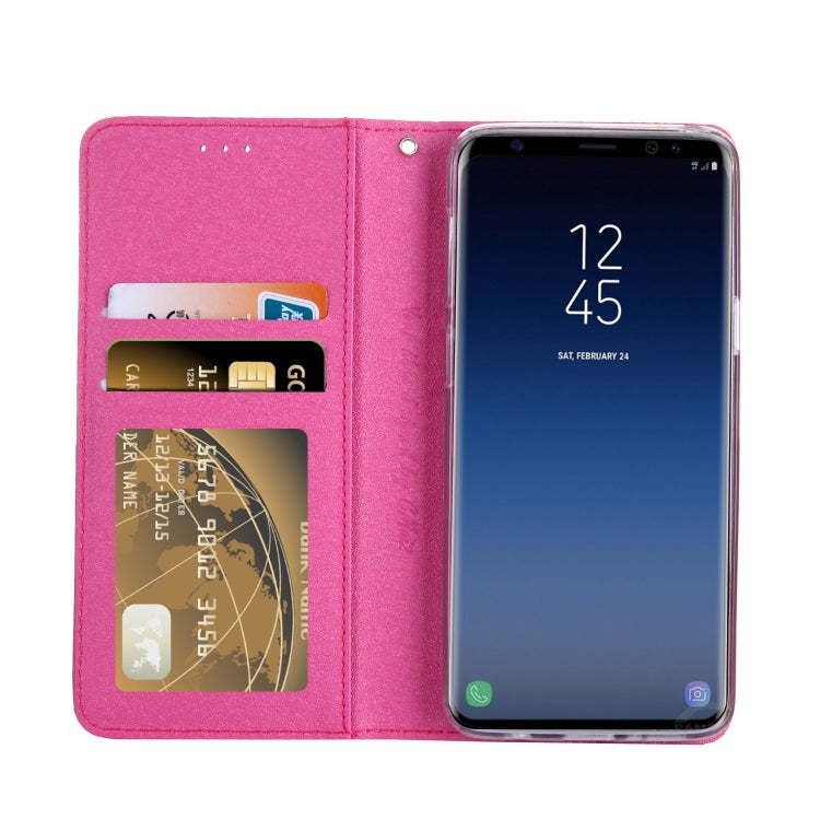 For Galaxy S9+ CMai2 Silk Texture Horizontal Flip Leather Case with Holder & Card Slots & Photo Frame & Wallet