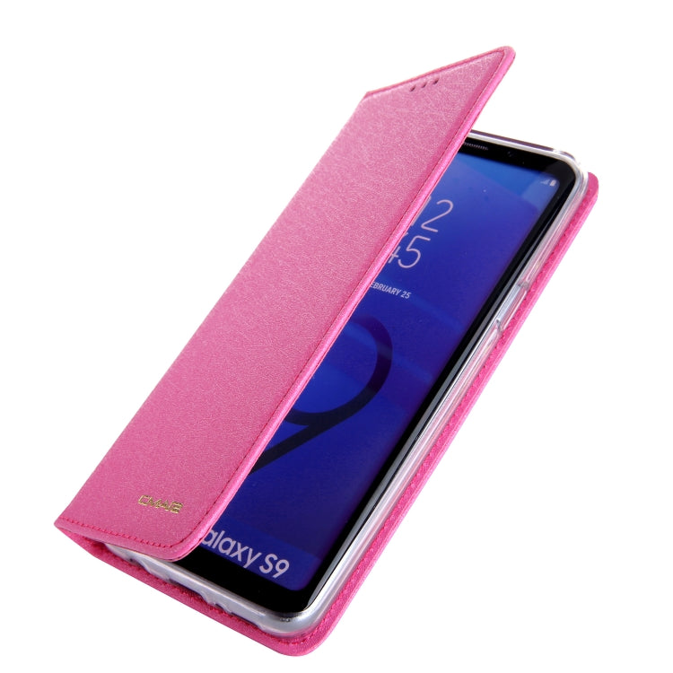 For Galaxy S9+ CMai2 Silk Texture Horizontal Flip Leather Case with Holder & Card Slots & Photo Frame & Wallet