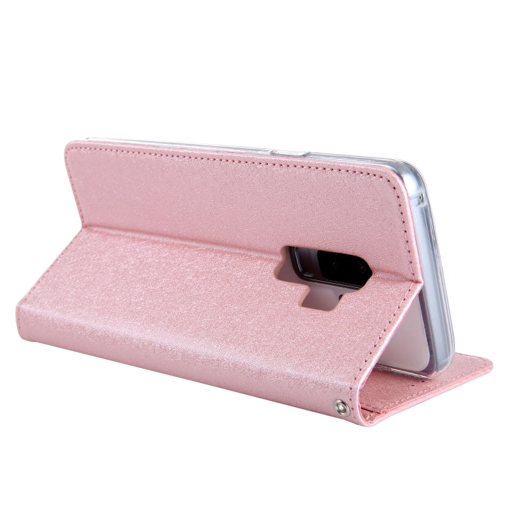 For Galaxy S9+ CMai2 Silk Texture Horizontal Flip Leather Case with Holder & Card Slots & Photo Frame & Wallet
