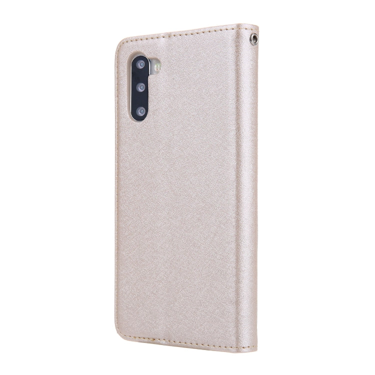 For Galaxy Note 10 CMai2 Silk Texture Horizontal Flip Leather Case with Holder & Card Slots & Photo Frame & Wallet