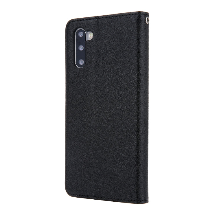 For Galaxy Note 10 CMai2 Silk Texture Horizontal Flip Leather Case with Holder & Card Slots & Photo Frame & Wallet