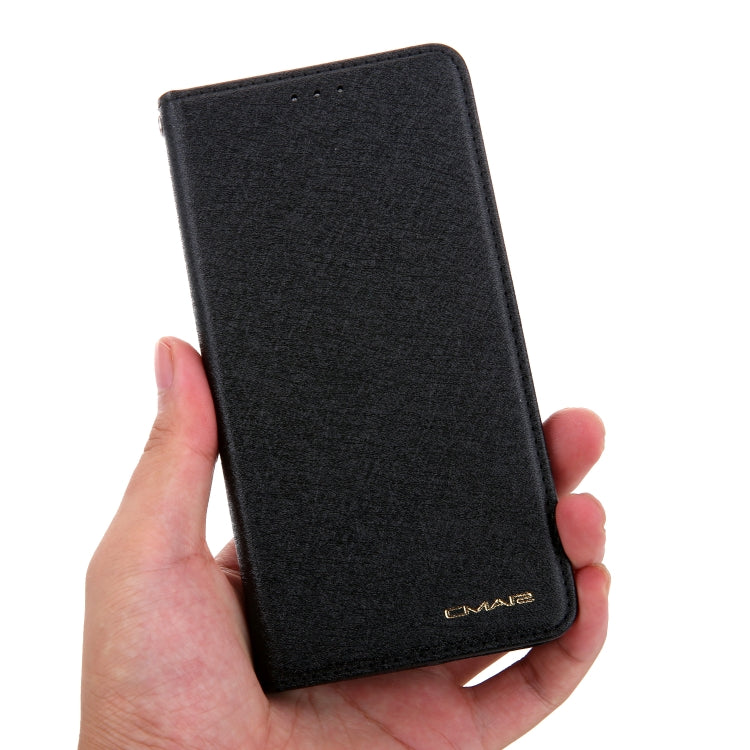For Galaxy Note 10 CMai2 Silk Texture Horizontal Flip Leather Case with Holder & Card Slots & Photo Frame & Wallet