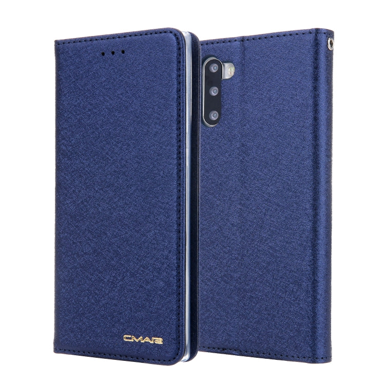 For Galaxy Note 10 CMai2 Silk Texture Horizontal Flip Leather Case with Holder & Card Slots & Photo Frame & Wallet