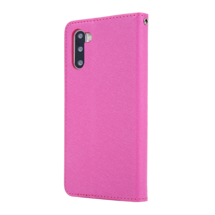 For Galaxy Note 10 CMai2 Silk Texture Horizontal Flip Leather Case with Holder & Card Slots & Photo Frame & Wallet