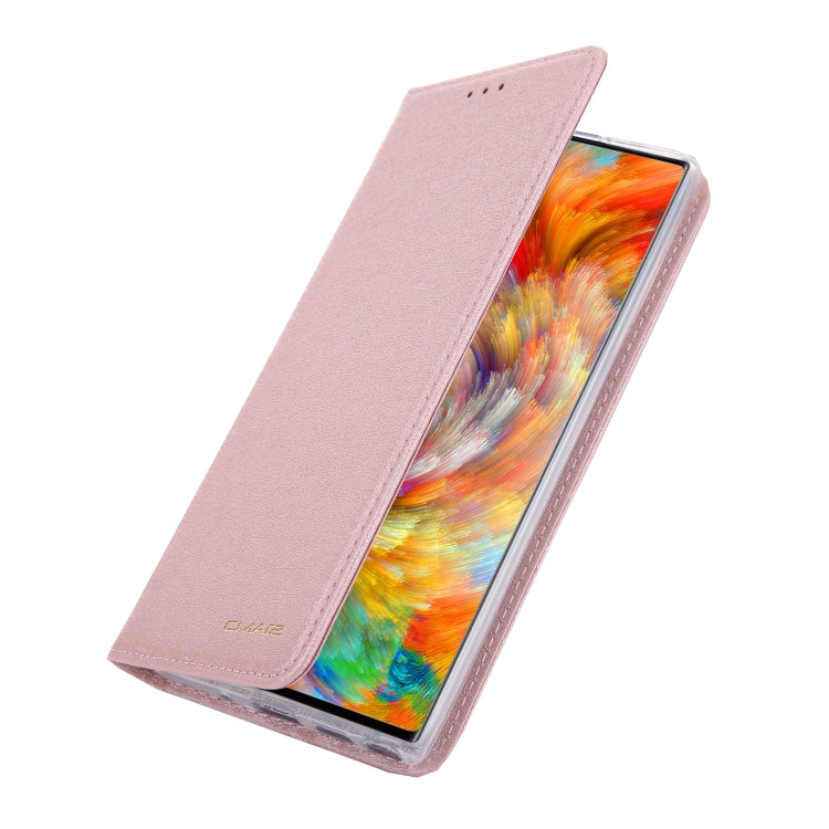 For Galaxy Note 10 CMai2 Silk Texture Horizontal Flip Leather Case with Holder & Card Slots & Photo Frame & Wallet