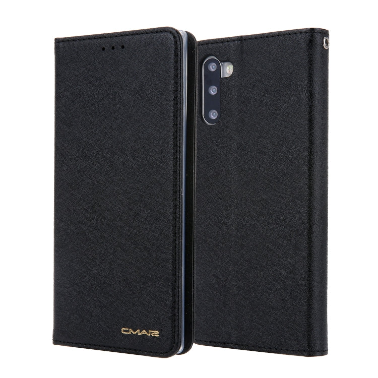 For Galaxy Note 10+ CMai2 Silk Texture Horizontal Flip Leather Case with Holder & Card Slots & Photo Frame & Wallet