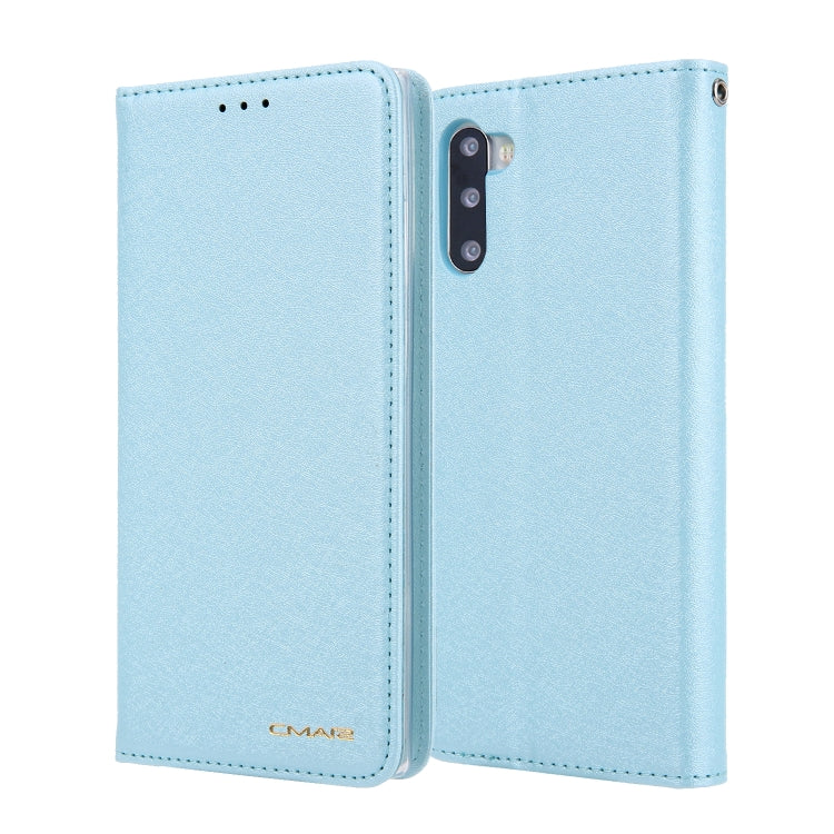 For Galaxy Note 10+ CMai2 Silk Texture Horizontal Flip Leather Case with Holder & Card Slots & Photo Frame & Wallet