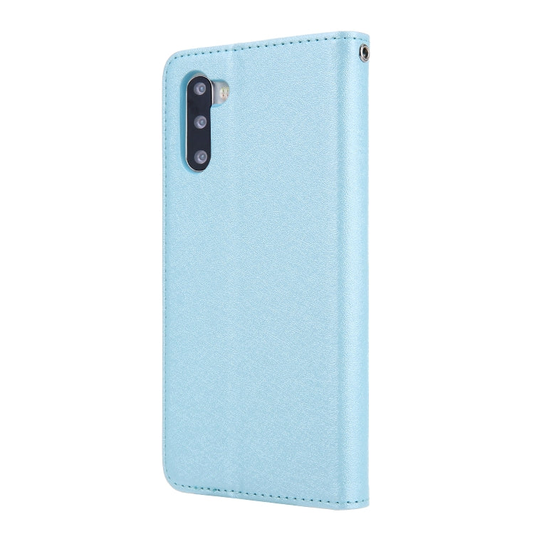 For Galaxy Note 10+ CMai2 Silk Texture Horizontal Flip Leather Case with Holder & Card Slots & Photo Frame & Wallet