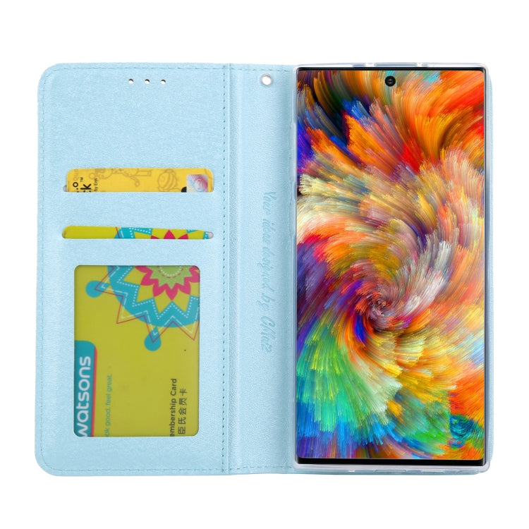 For Galaxy Note 10+ CMai2 Silk Texture Horizontal Flip Leather Case with Holder & Card Slots & Photo Frame & Wallet