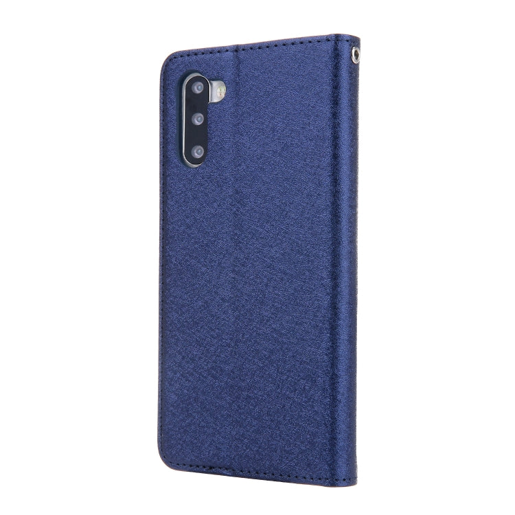 For Galaxy Note 10+ CMai2 Silk Texture Horizontal Flip Leather Case with Holder & Card Slots & Photo Frame & Wallet