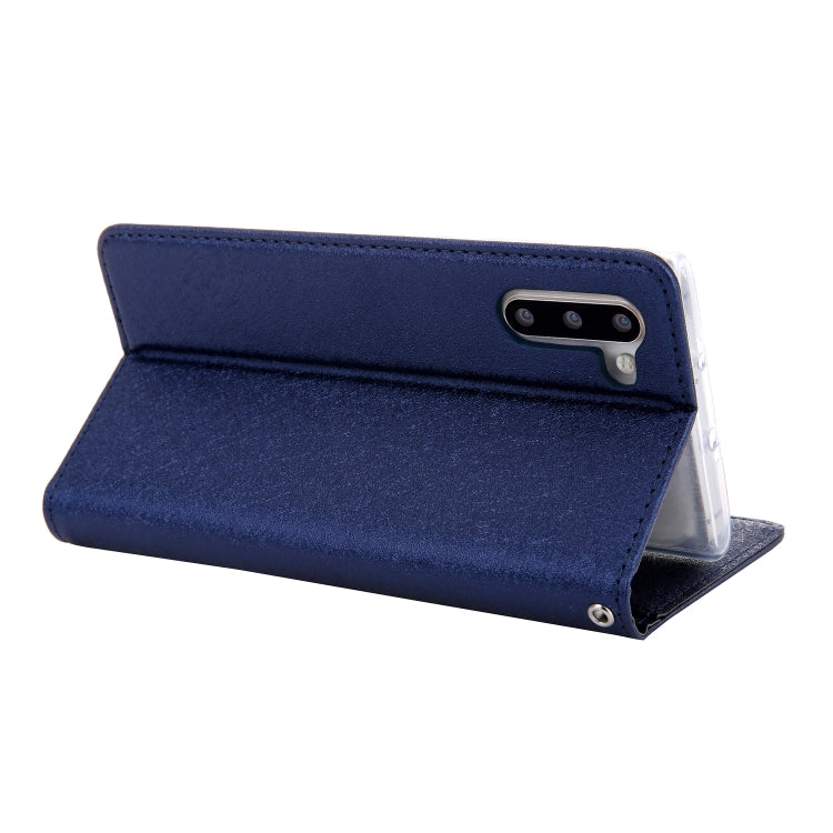 For Galaxy Note 10+ CMai2 Silk Texture Horizontal Flip Leather Case with Holder & Card Slots & Photo Frame & Wallet