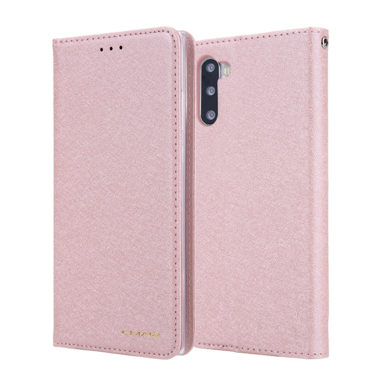 For Galaxy Note 10+ CMai2 Silk Texture Horizontal Flip Leather Case with Holder & Card Slots & Photo Frame & Wallet