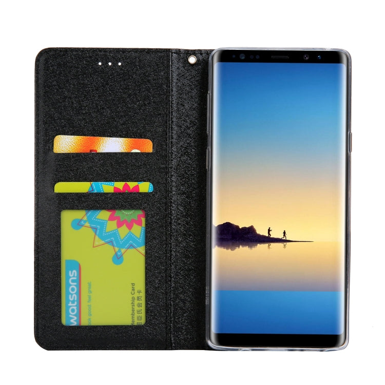 For Galaxy Note 9 CMai2 Silk Texture Horizontal Flip Leather Case with Holder & Card Slots & Photo Frame & Wallet