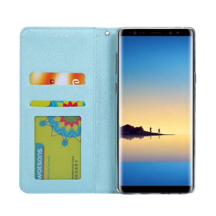 For Galaxy Note 9 CMai2 Silk Texture Horizontal Flip Leather Case with Holder & Card Slots & Photo Frame & Wallet