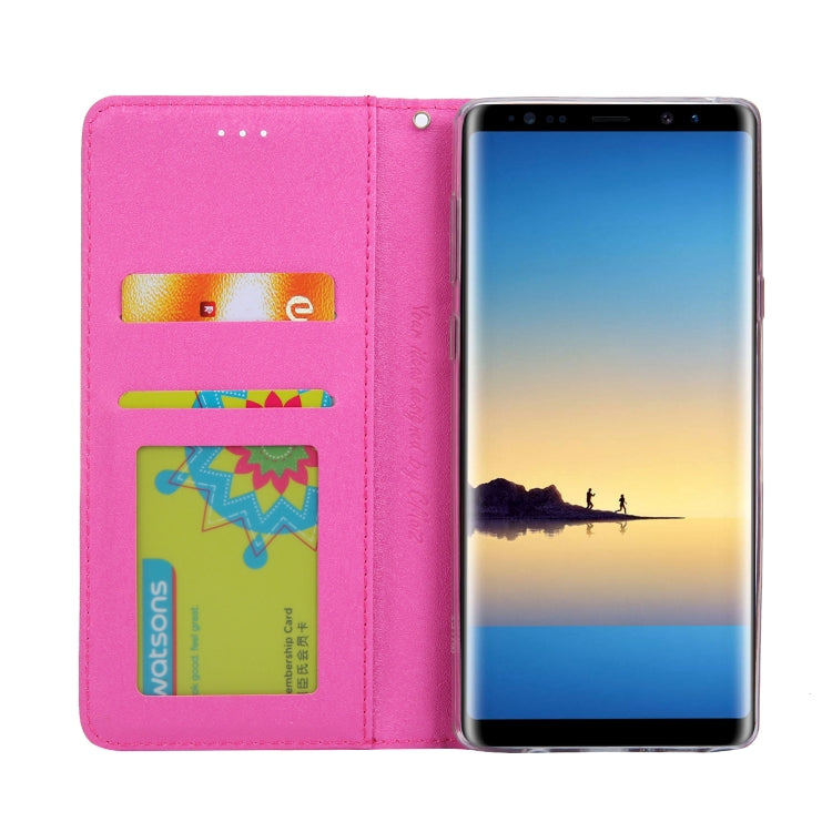 For Galaxy Note 9 CMai2 Silk Texture Horizontal Flip Leather Case with Holder & Card Slots & Photo Frame & Wallet