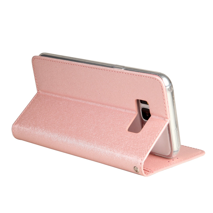 For Galaxy S8  CMai2 Silk Texture Horizontal Flip Leather Case with Holder & Card Slots & Photo Frame & Wallet