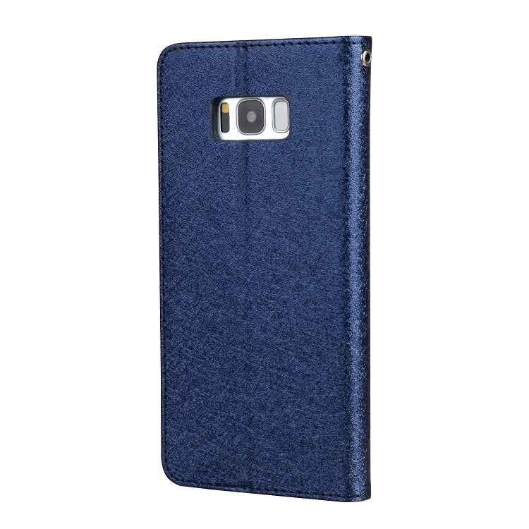 For Galaxy S8+ CMai2 Silk Texture Horizontal Flip Leather Case with Holder & Card Slots & Photo Frame & Wallet