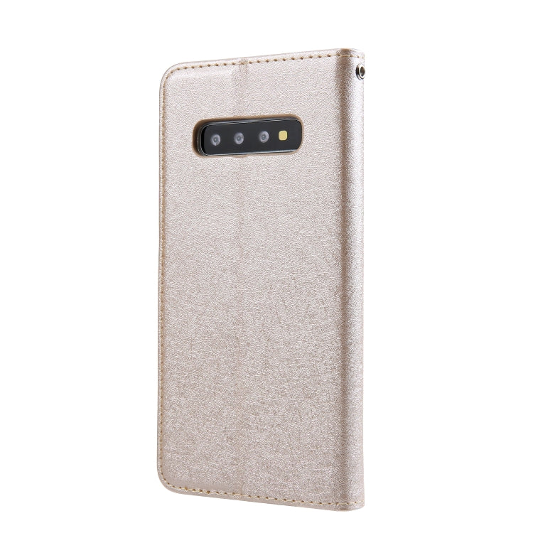 For Galaxy S10 CMai2 Silk Texture Horizontal Flip Leather Case with Holder & Card Slots & Photo Frame & Wallet