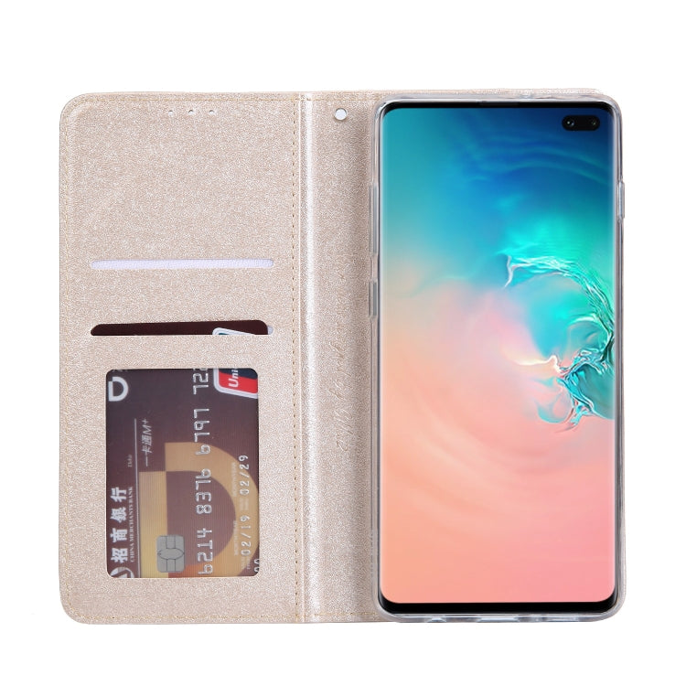 For Galaxy S10 CMai2 Silk Texture Horizontal Flip Leather Case with Holder & Card Slots & Photo Frame & Wallet