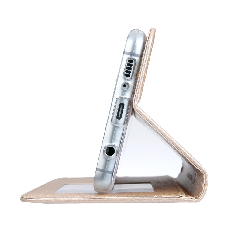 For Galaxy S10 CMai2 Silk Texture Horizontal Flip Leather Case with Holder & Card Slots & Photo Frame & Wallet
