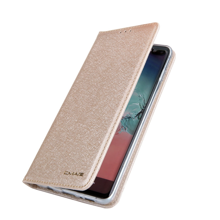 For Galaxy S10 CMai2 Silk Texture Horizontal Flip Leather Case with Holder & Card Slots & Photo Frame & Wallet