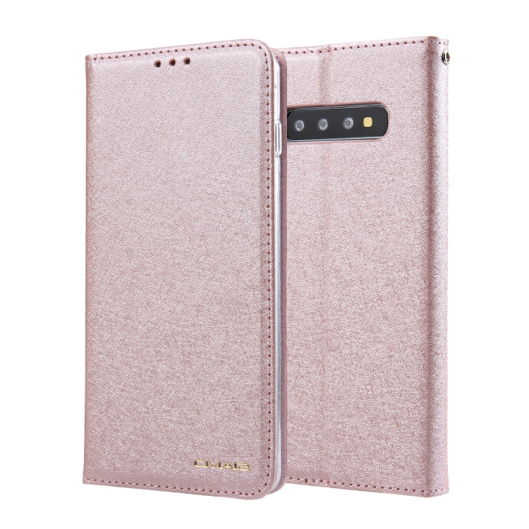For Galaxy S10 CMai2 Silk Texture Horizontal Flip Leather Case with Holder & Card Slots & Photo Frame & Wallet