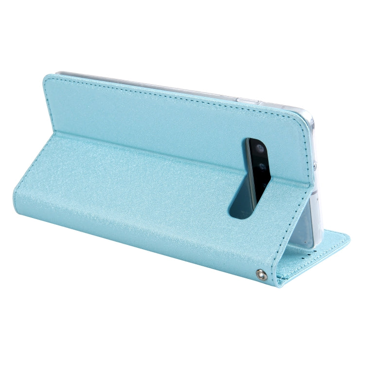 For Galaxy S10+ CMai2 Silk Texture Horizontal Flip Leather Case with Holder & Card Slots & Photo Frame & Wallet