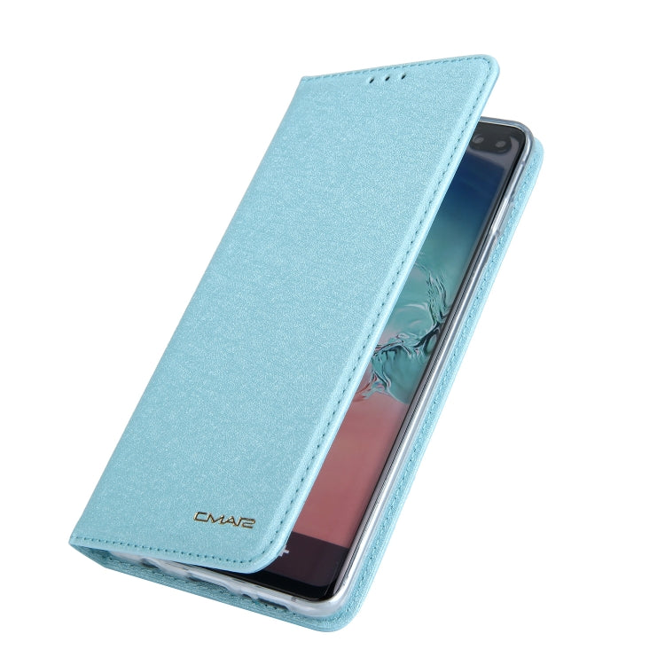 For Galaxy S10+ CMai2 Silk Texture Horizontal Flip Leather Case with Holder & Card Slots & Photo Frame & Wallet