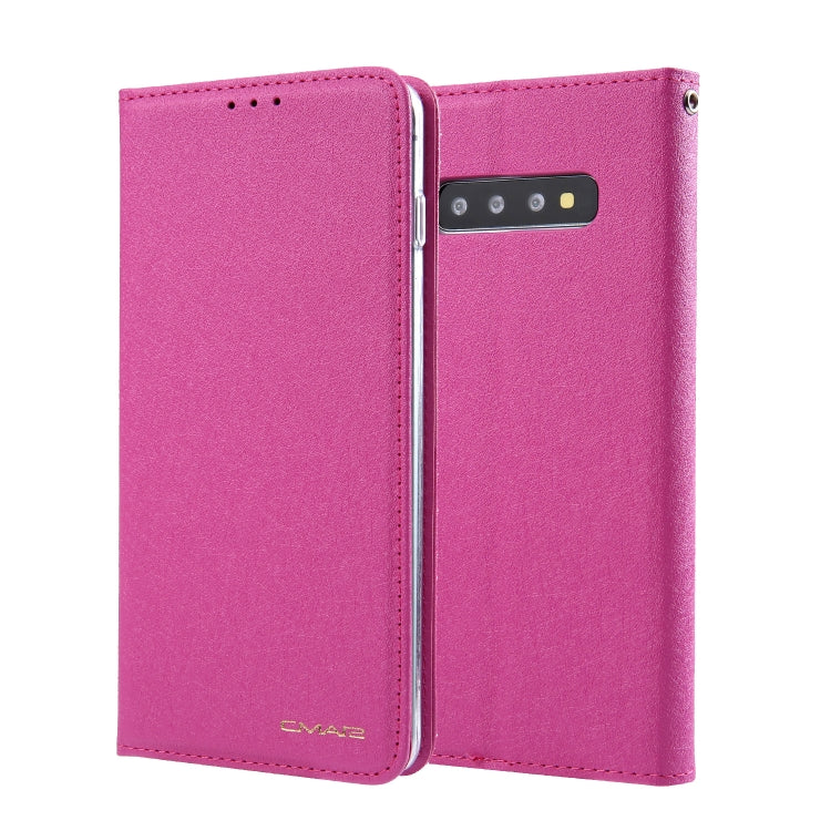 For Galaxy S10+ CMai2 Silk Texture Horizontal Flip Leather Case with Holder & Card Slots & Photo Frame & Wallet