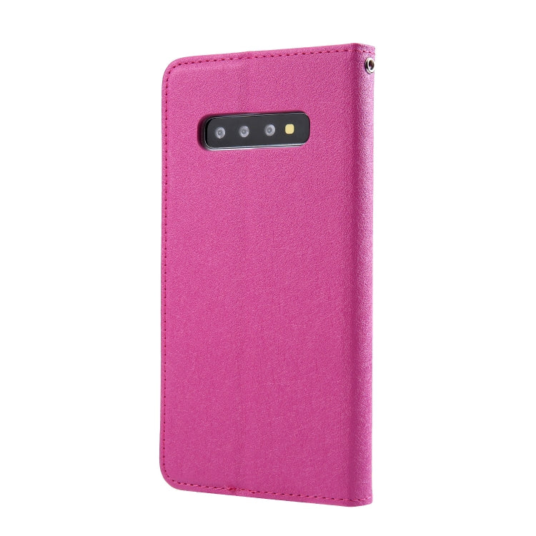 For Galaxy S10+ CMai2 Silk Texture Horizontal Flip Leather Case with Holder & Card Slots & Photo Frame & Wallet