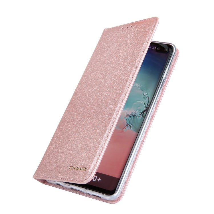 For Galaxy S10+ CMai2 Silk Texture Horizontal Flip Leather Case with Holder & Card Slots & Photo Frame & Wallet