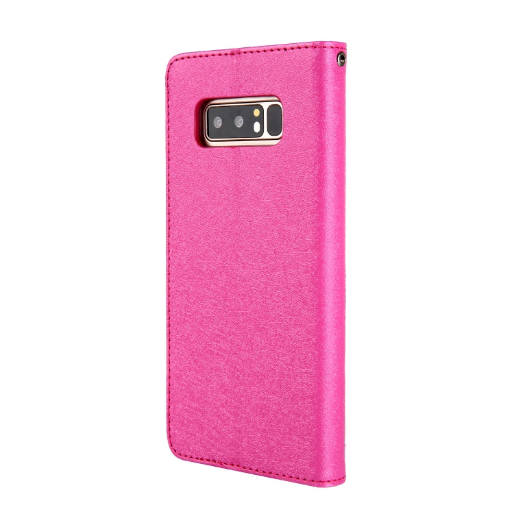 For Galaxy Note 8 CMai2 Silk Texture Horizontal Flip Leather Case with Holder & Card Slots & Photo Frame & Wallet