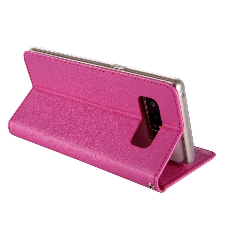 For Galaxy Note 8 CMai2 Silk Texture Horizontal Flip Leather Case with Holder & Card Slots & Photo Frame & Wallet