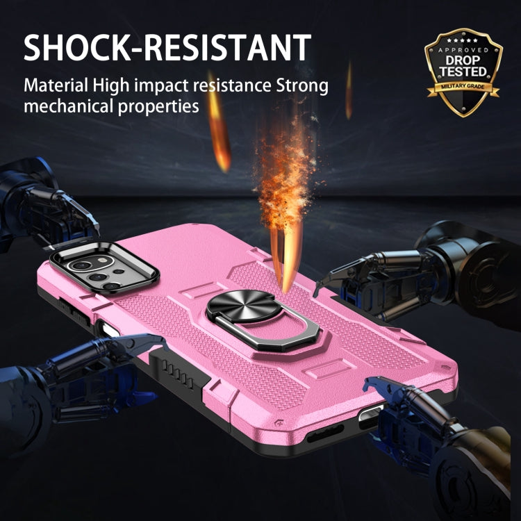 For Motorola Moto G22 Ring Holder Armor Hybrid Phone Case