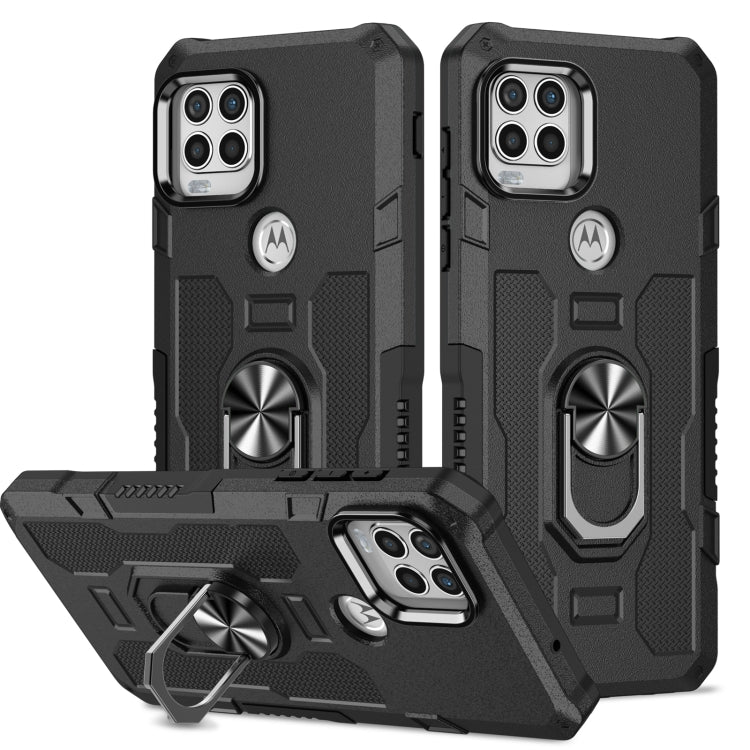 For Motorola Moto G Stylus 2021 Ring Holder Armor Hybrid Phone Case