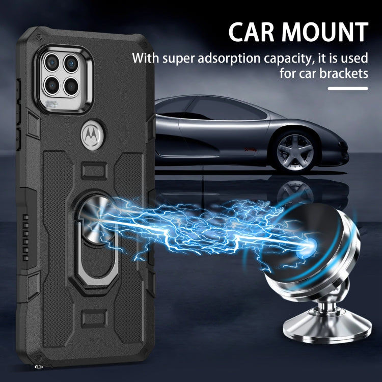 For Motorola Moto G Stylus 2021 Ring Holder Armor Hybrid Phone Case